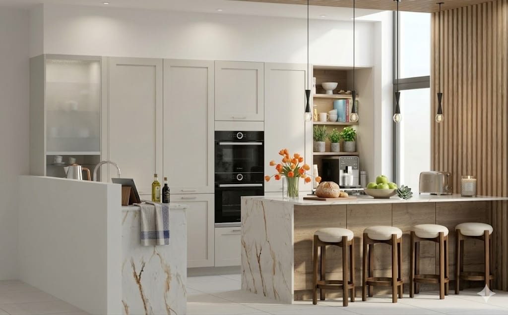 Cream shaker with integrated ovens
